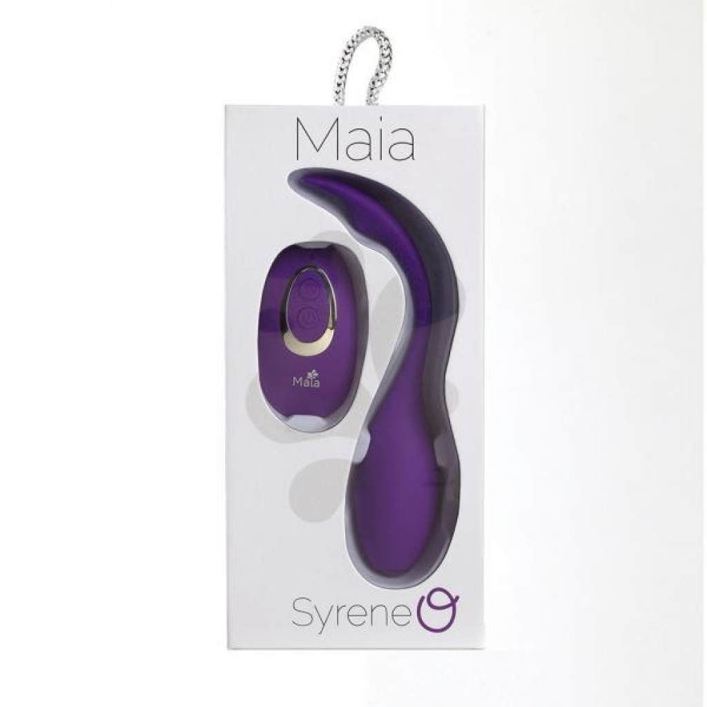 Syrene Remote Control Luxury USB Bullet Vibrator Purple - G-Spot Vibrators