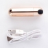 Jayden Rose Gold Rechargeable Vibrating Erection Ring - Couples Vibrating Penis Rings