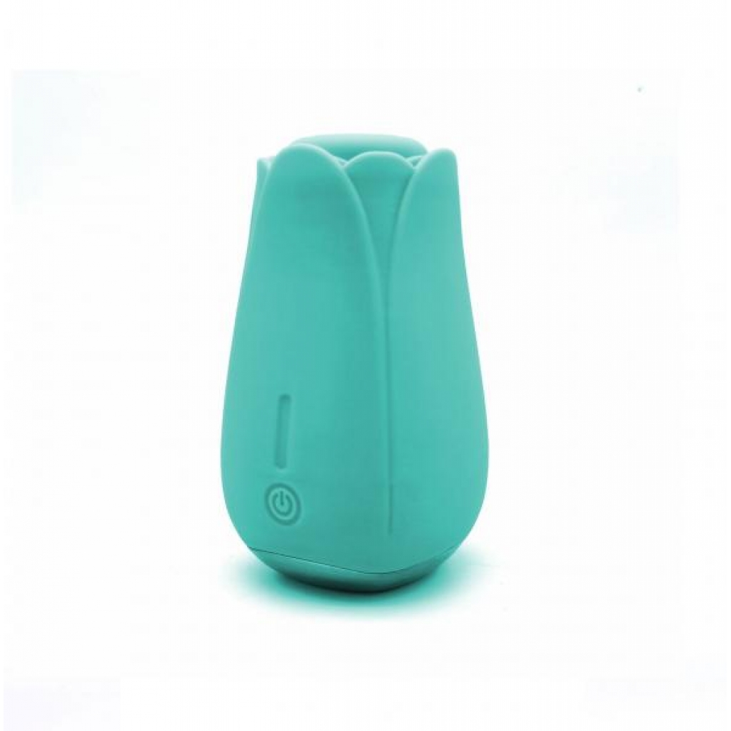 Tulip Pro Suction Vibe Teal Rechargeable - Clit Suckers & Oral Suction