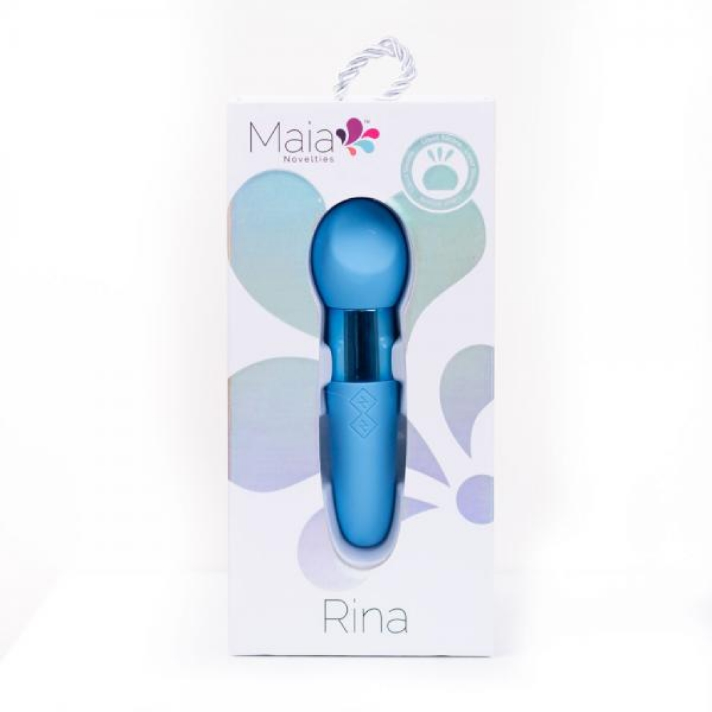 Rina Rechargeable Dual Motor Vibrator - Blue