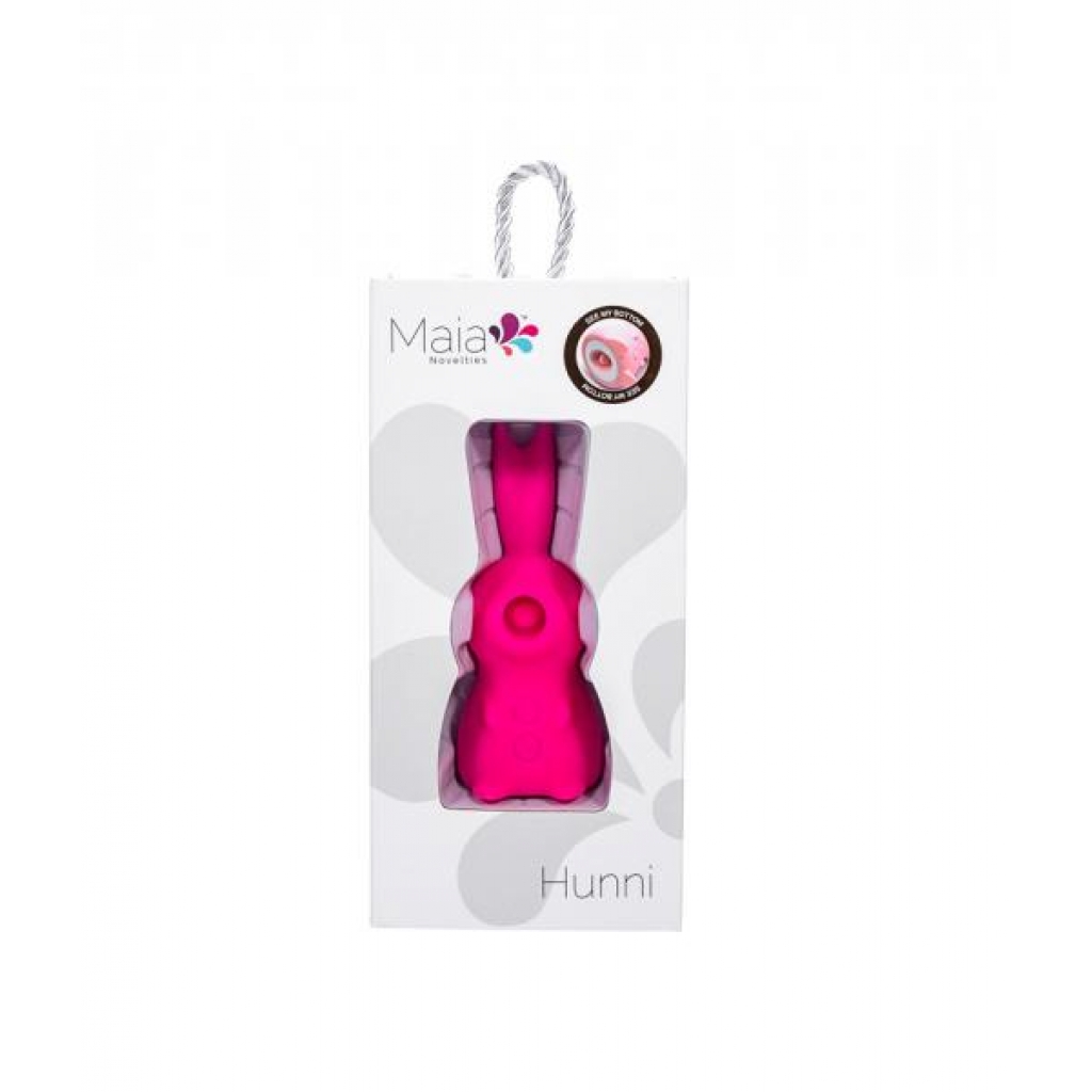 Hunni Bunny Shaped Suction Vibrator - Clit Suckers & Oral Suction