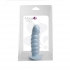 Paris 6 inches Blue Silicone Ribbed Dong - Realistic Dildos & Dongs