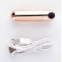 Jessi Rechargeable Mini Bullet Vibrator Rose Gold - Bullet Vibrators