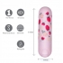 Bari Super Charged Mini Bullet W/ Strawberry Pattern - Bullet Vibrators