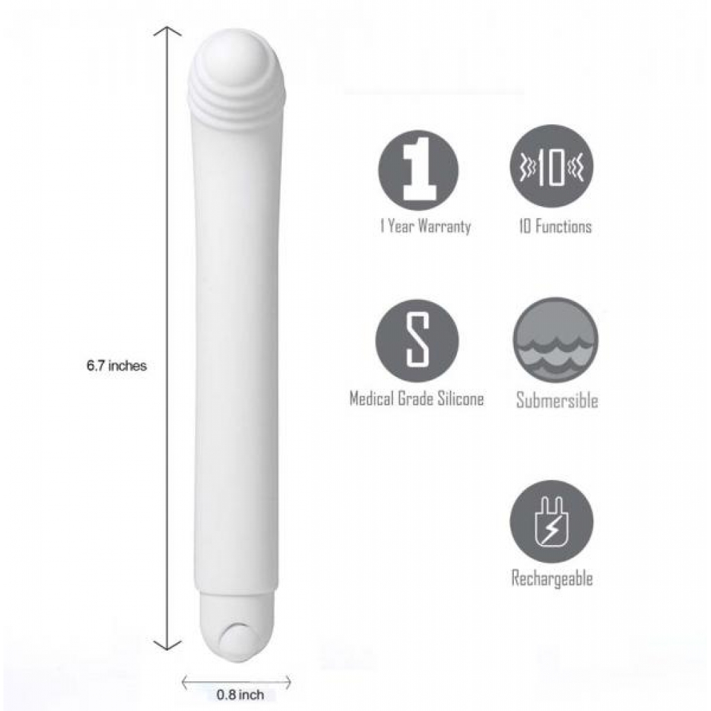 Misty Long Rechargeable Bullet - Versatile Massager