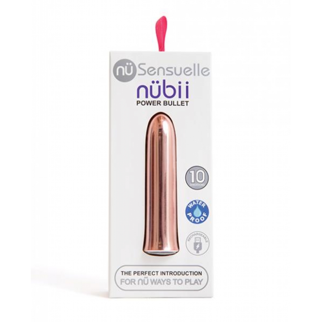 Sensuelle Nubii Bullet Vibrator - Rose Gold