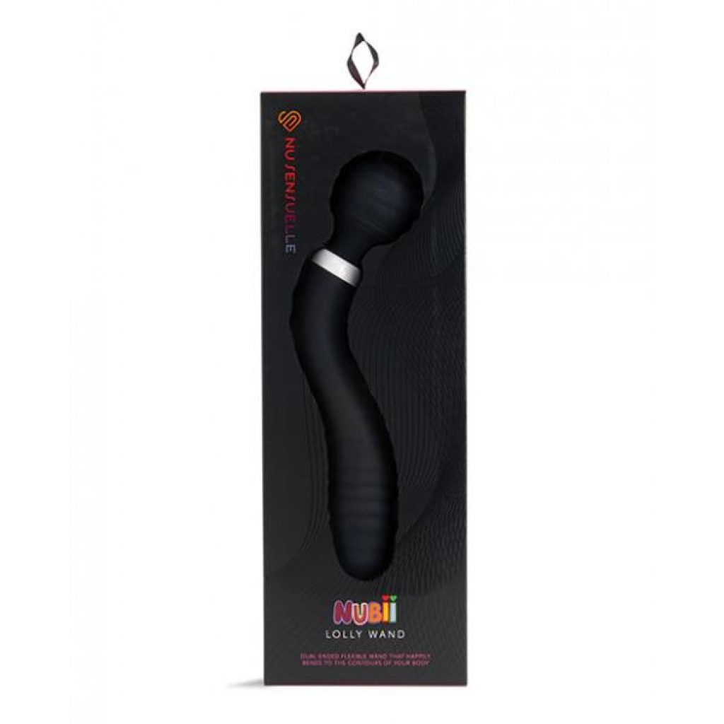 Sensuelle Nubii Lolly Wand Black - Body Massagers