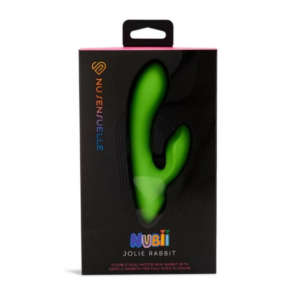 Sensuelle Nubii Jolie Mini Rabbit Lime Green - Rabbit Vibrators
