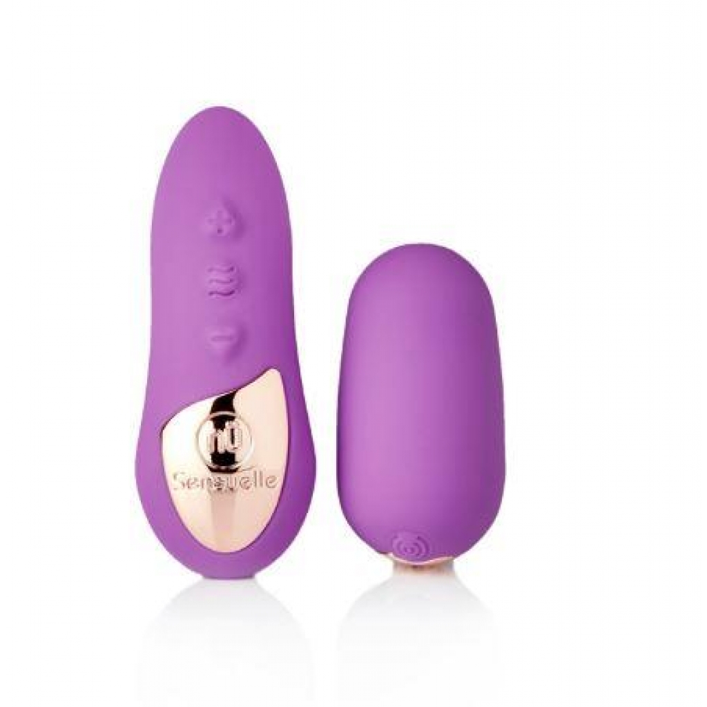 Sensuelle Remote Control Petite Egg Vibrator Purple - Bullet Vibrators