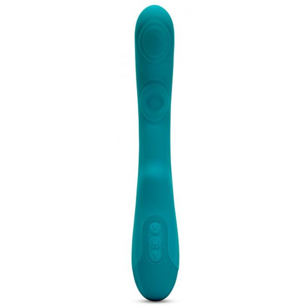 Sensuelle Vivi Double Tapping Vibe Emerald Green - G-Spot Vibrators