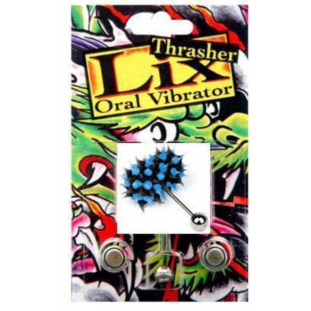 Lix Thrasher Oral Vibrator Blue - Tongues