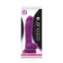 Colours Dual Density 8 inches Purple Dildo - Realistic Dildos & Dongs