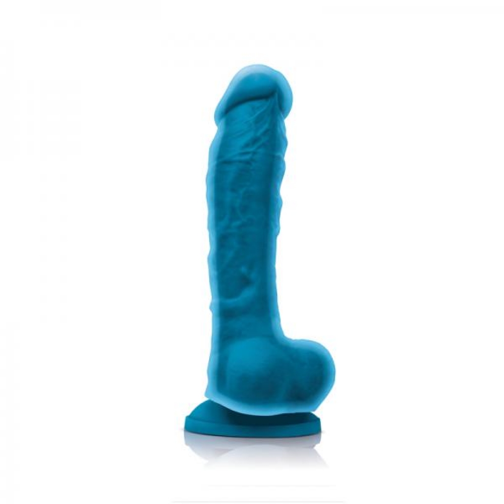 Colours Dual Density 8 Inch Dildo - Blue