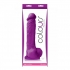 Colours Pleasures 8-inch Silicone Dildo - Purple