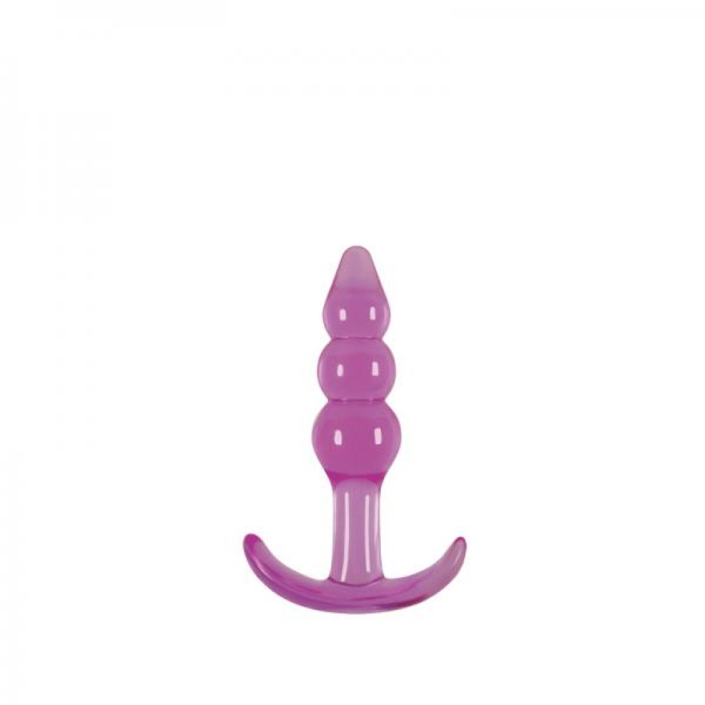 Jelly Rancher T Plug Ripple Purple - Anal Plugs