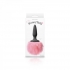 Bunny Tails Mini Black Pink Fur - Anal Plugs