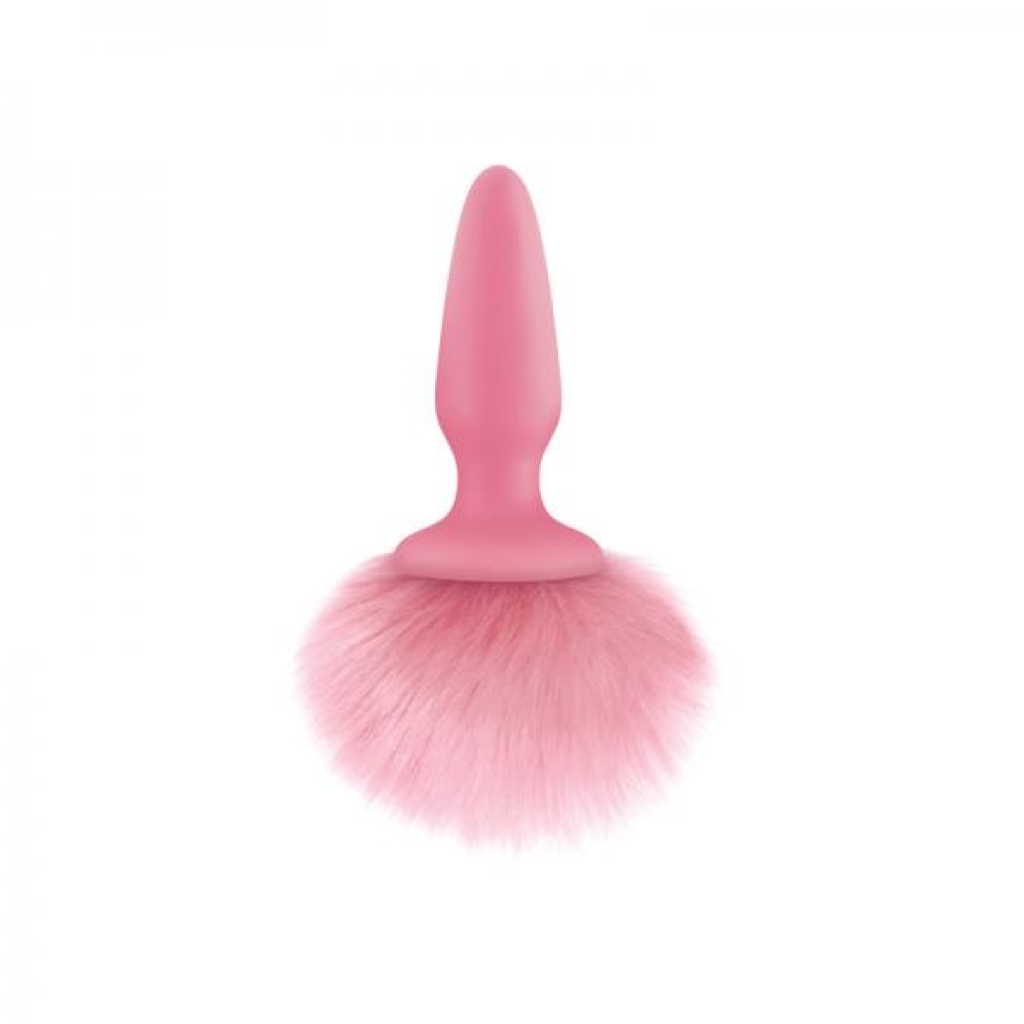 Bunny Tails Pink Silicone Butt Plug - Anal Plugs