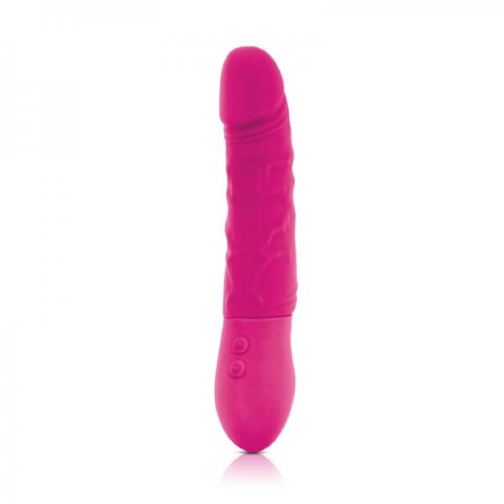 Inya Twister Pink Realistic Vibrating Dildo - Realistic