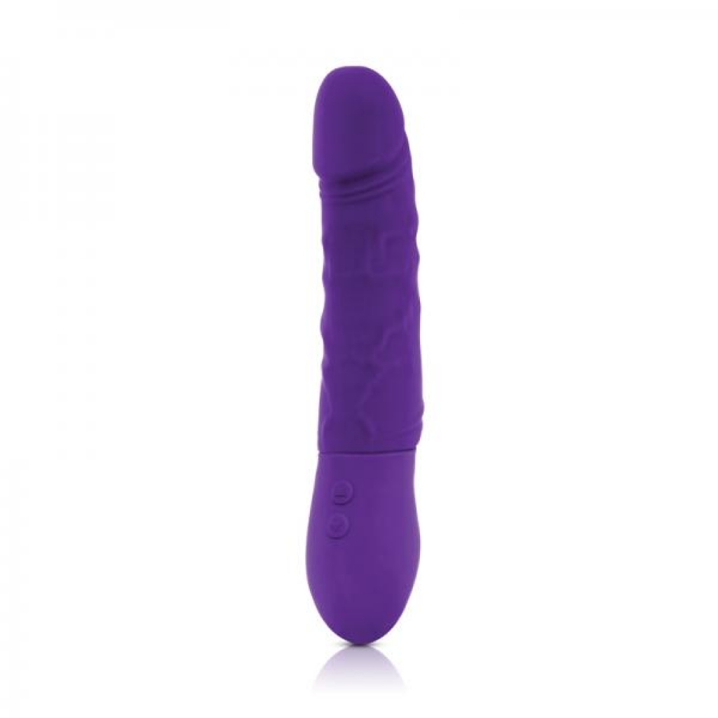 Inya Twister Purple Realistic Vibrating Dildo - Realistic