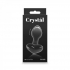 Crystal Heart Black - Anal Plugs