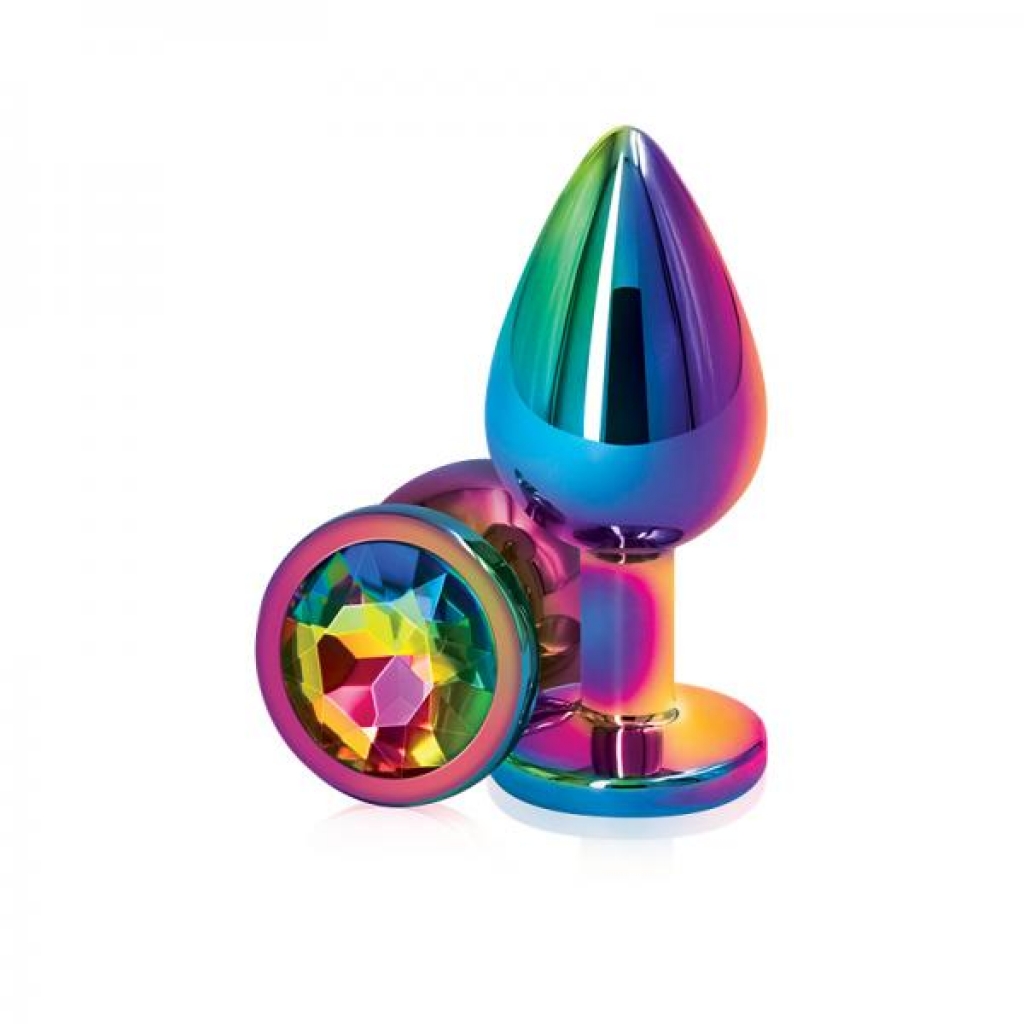 Rear Assets Medium Rainbow Butt Plug