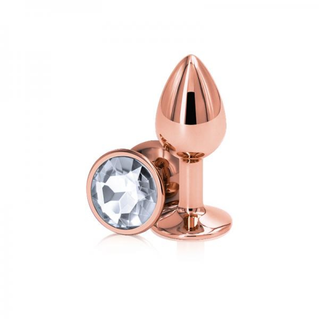 Rear Assets Rose Gold Small Butt Plug