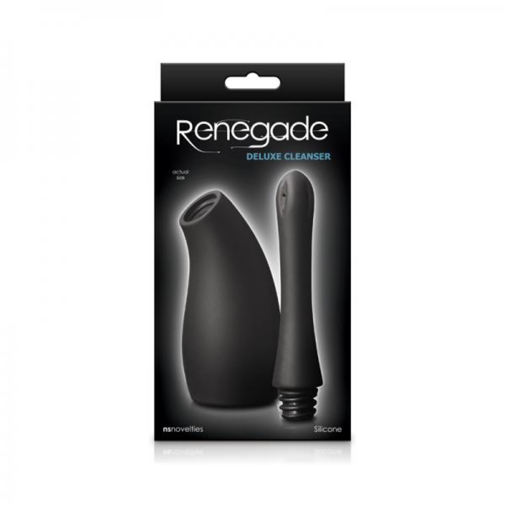 Renegade Deluxe Cleanser Black - Anal Douches, Enemas & Hygiene