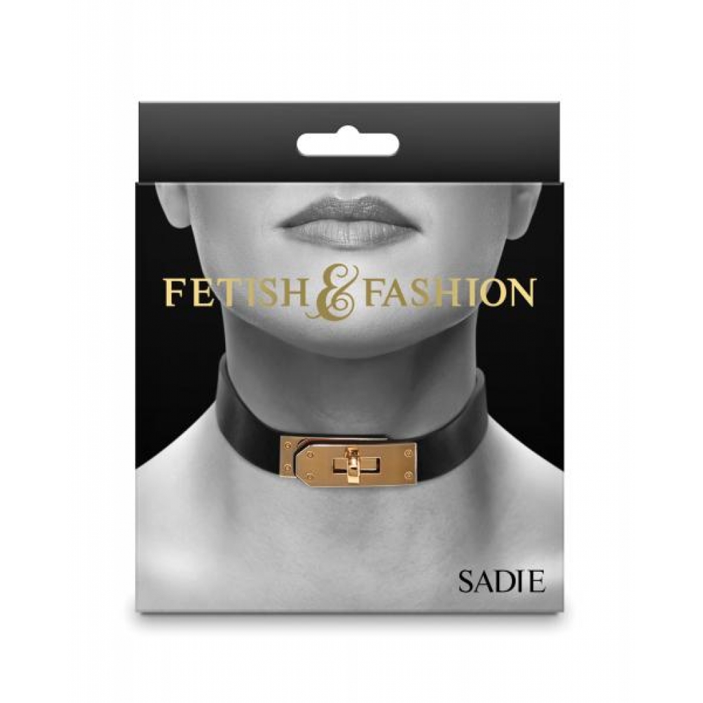 Fetish & Fashion Sadie Collar Black - Collars & Leashes
