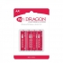 Dragon 4pk Alkaline Aa Batteries - Batteries & Chargers