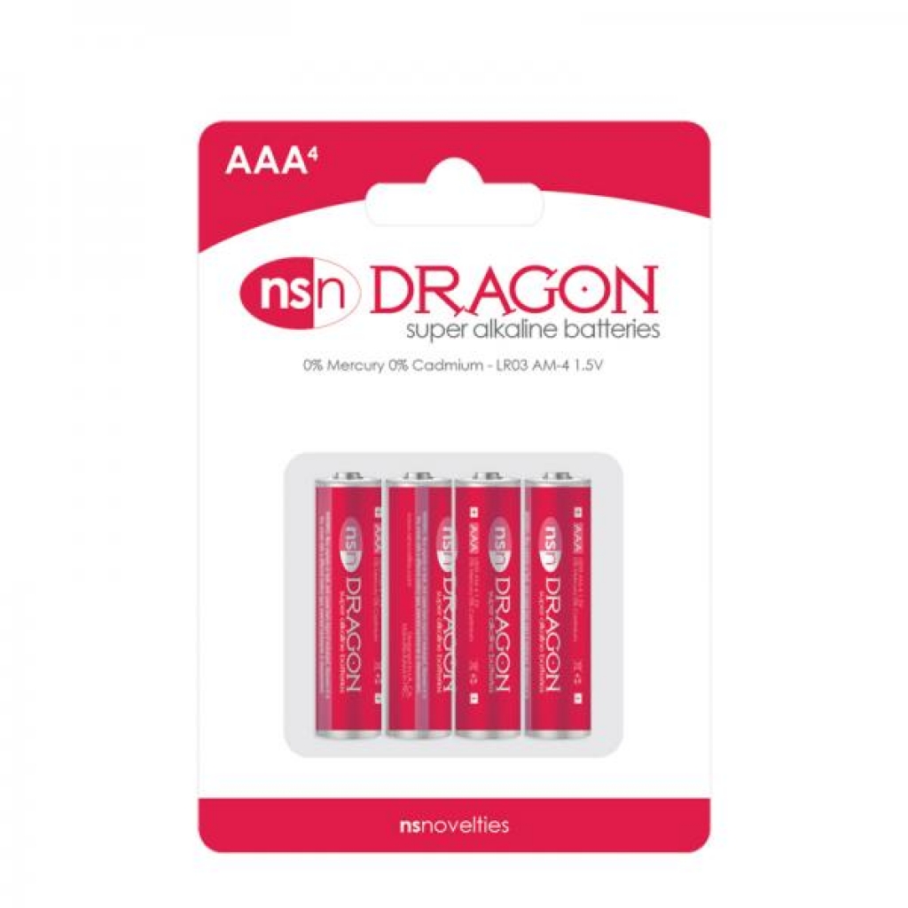 Dragon 4pk Alkaline Aaa Batteries - Batteries & Chargers