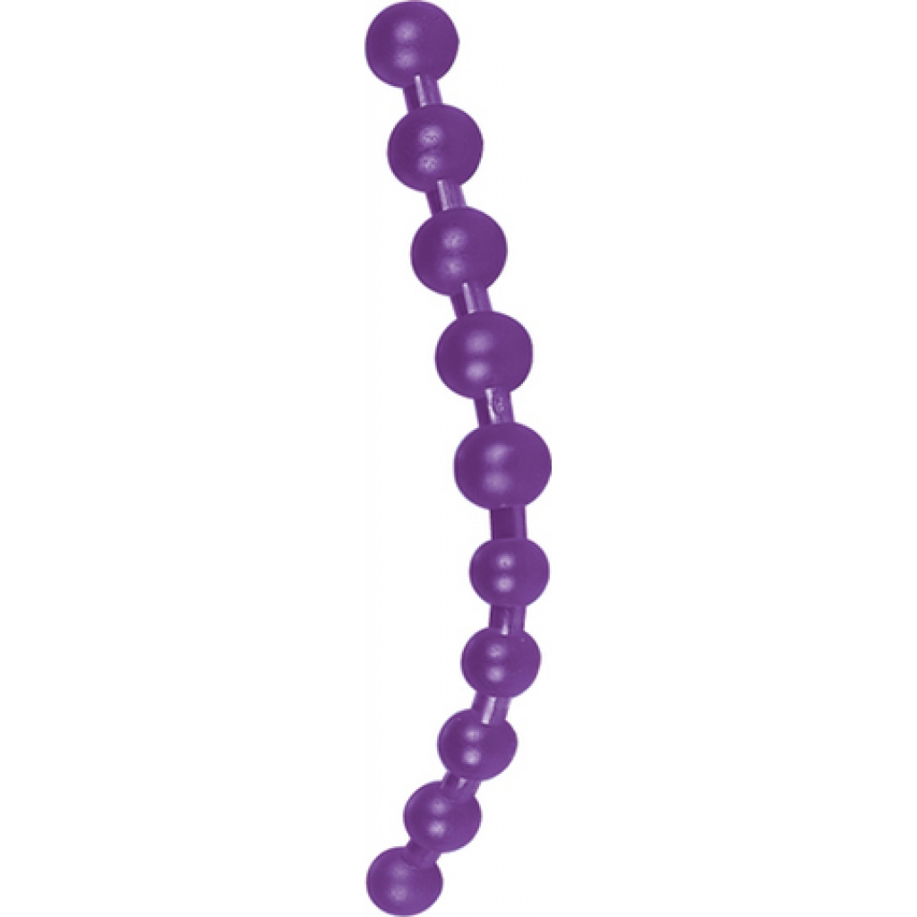 Jumbo Thai Anal Beads Purple - Anal Beads