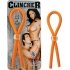 Clincher Adjustable Rubber Cock Ring - Orange - Adjustable & Versatile Penis Rings