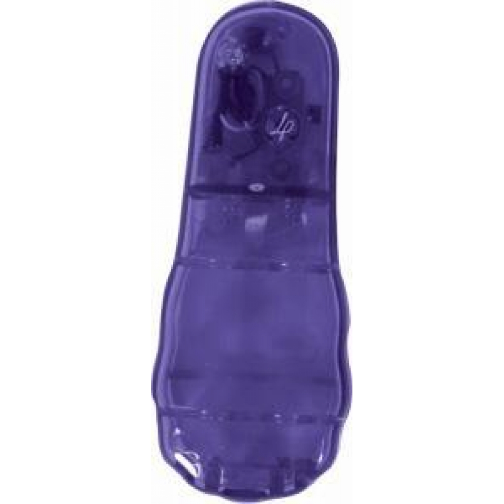 Butt Beads Purple Vibrating - Anal Beads