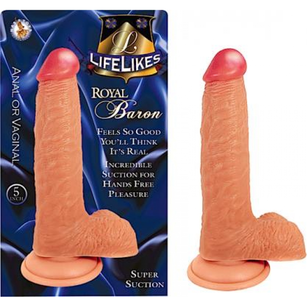 Lifelike Royal Baron 5 Inch Dildo