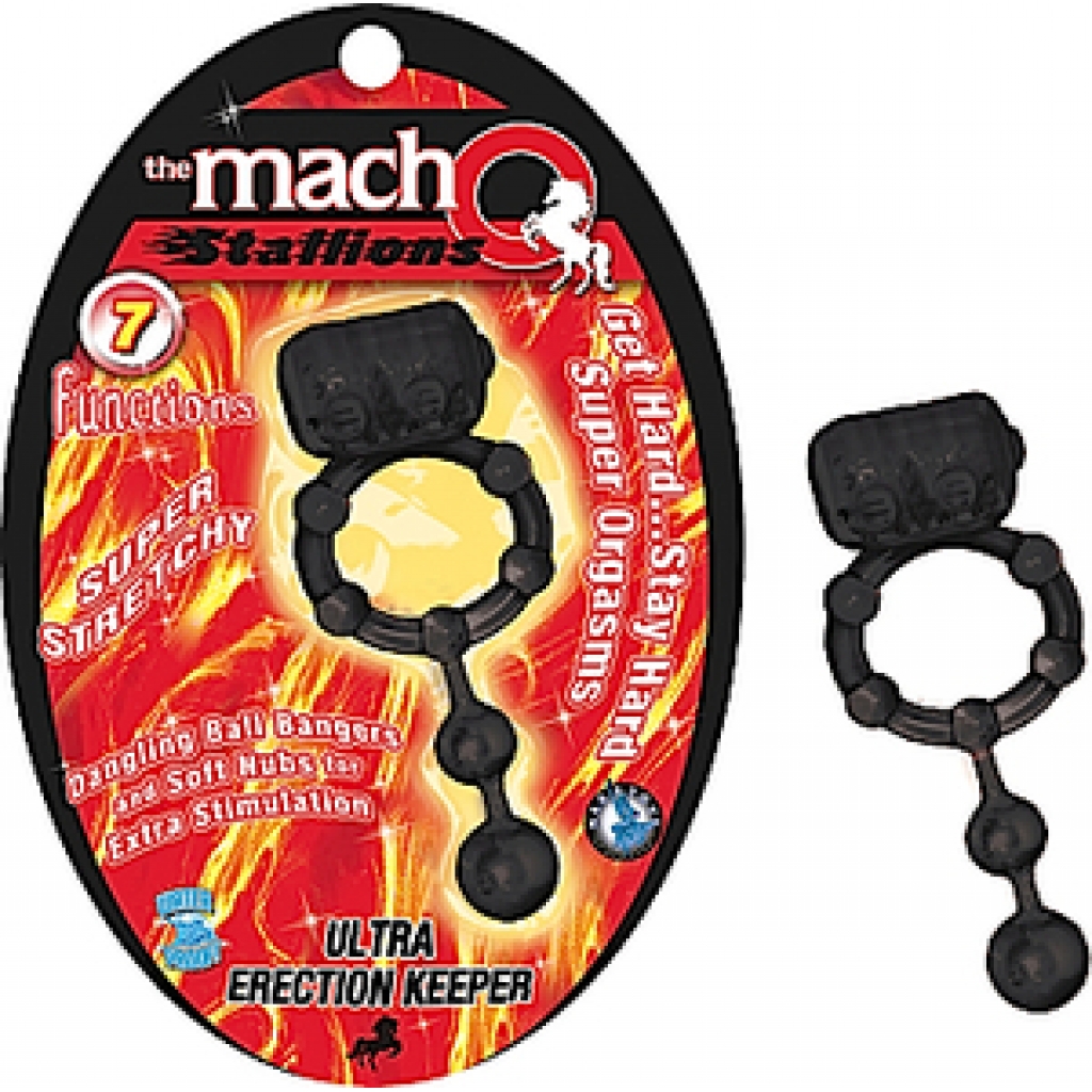 Macho Ultra Erection Keeper - Couples Vibrating Penis Rings