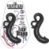 The Velvet Kiss Collection Little Dragon Silicone Dong - Black - G-Spot Dildos