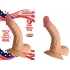 All American Whoppers 5in Curved Dong With Balls - Realistic Dildos & Dongs