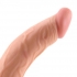 All American Mini 5 inches Curved Dong with Balls Beige - Realistic Dildos & Dongs