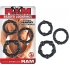 Beaded Cock Rings Black 3 Pack - Cock Ring Trios