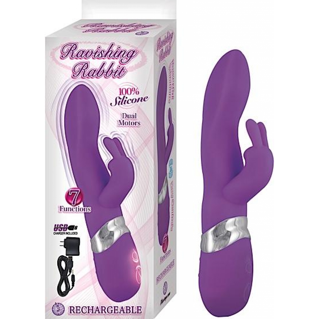 Ravishing Rabbit Purple Vibrator - Rabbit Vibrators