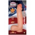 Ultra Whopper 11 inches Curved Head Dong Beige - Realistic Dildos & Dongs