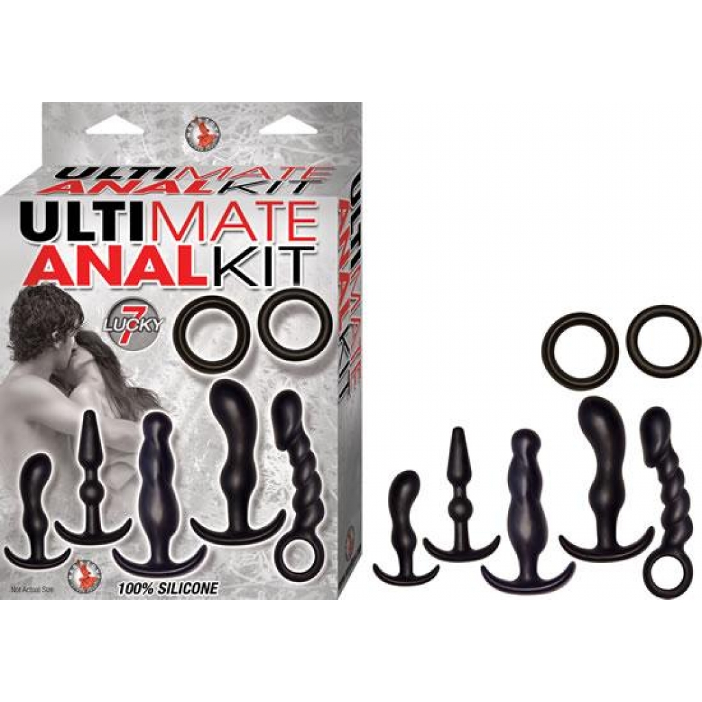 Ultimate Anal Kit Black 7 Unique Items - Anal Trainer Kits