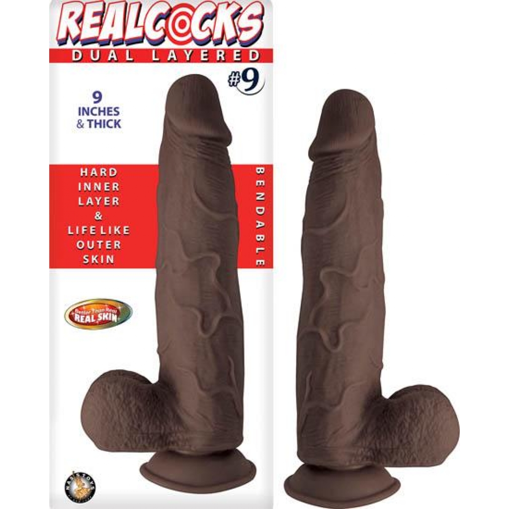 Realcocks Dual Layered #9 Dark - Lifelike Experience