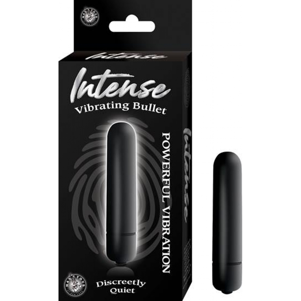 Intense Vibrating Bullet Black - Bullet Vibrators