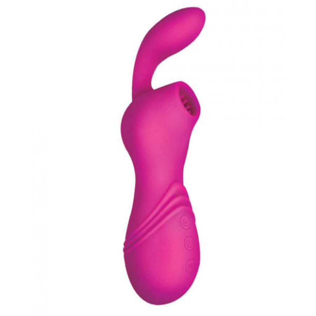 Infinitt Suction Massager Two Pink Vibrator - Clit Suckers & Oral Suction
