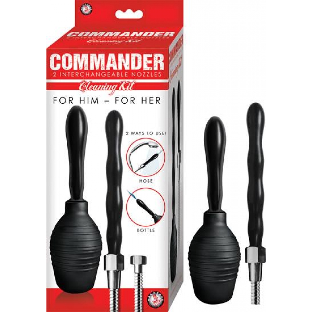 Commander For Her For Him Grooming Kit - Anal Douches, Enemas & Hygiene