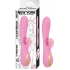 Vibes Of New York Ribbed Suction Massager Pink - Rabbit Vibrators