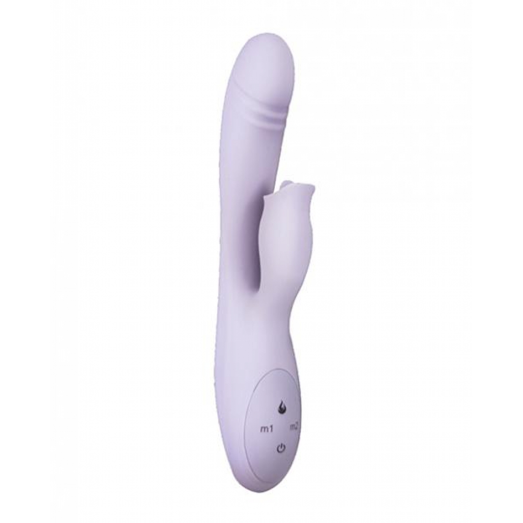 Devine Vibes Heat Up Clit Licker Lavender - Rabbit Vibrators