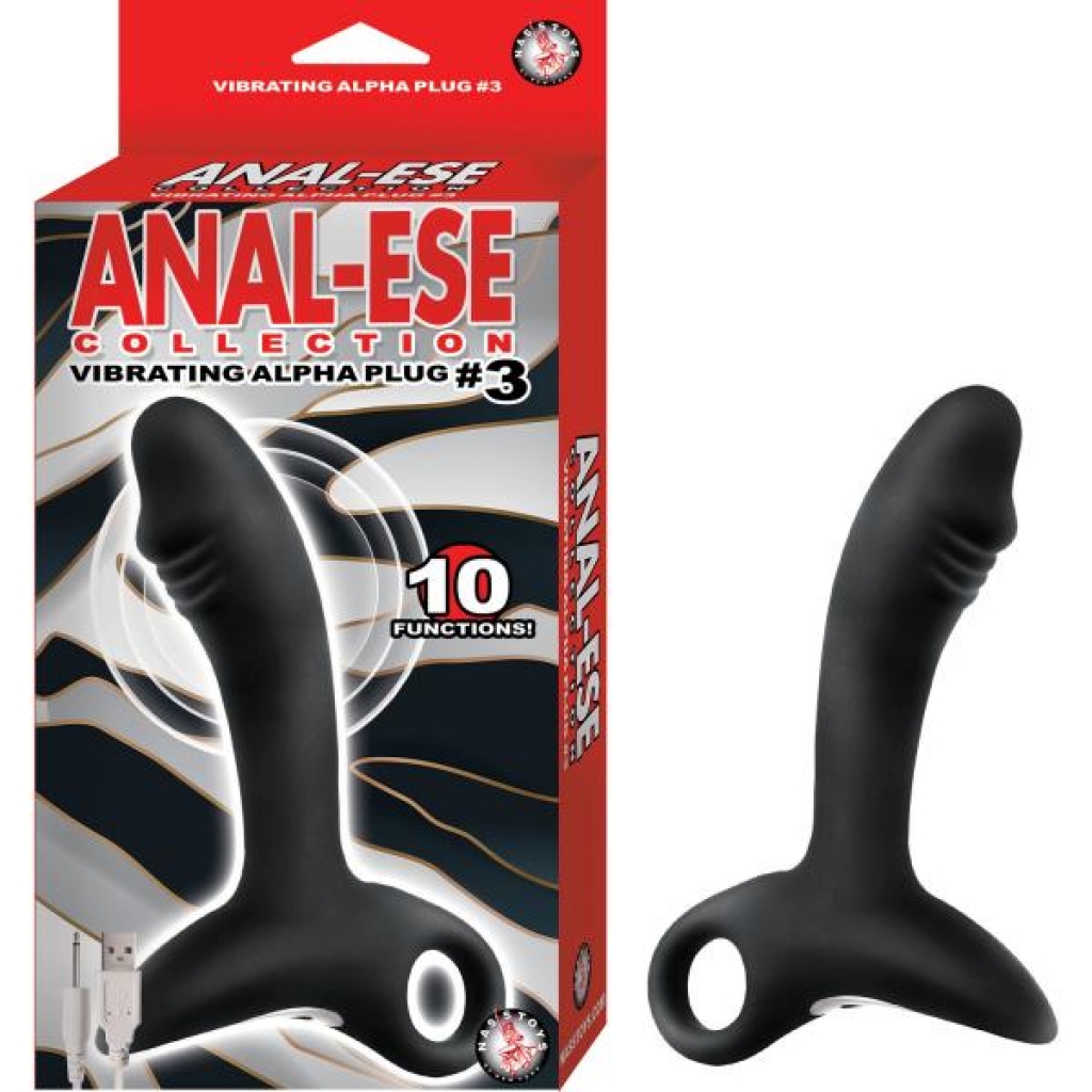 Anal-ese Collection Vibrating Alpha Plug #3 - Anal Plugs