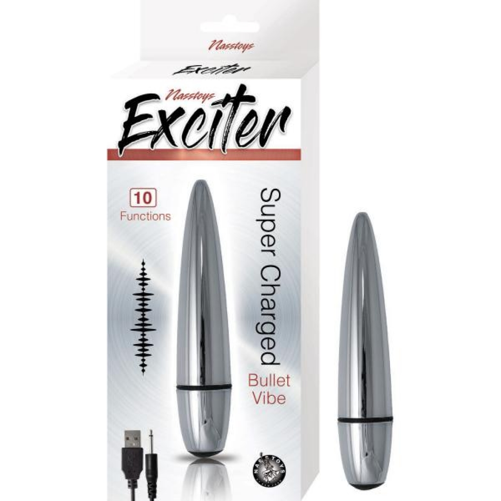Exciter Bullet Vibe Silver - Bullet Vibrators